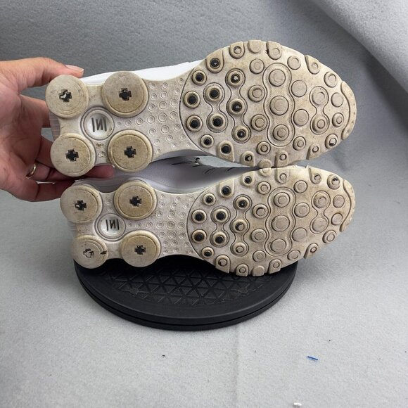 Nike Shox NZ Running Shoes White Size 8.5 501524-106 - Picture 9 of 11